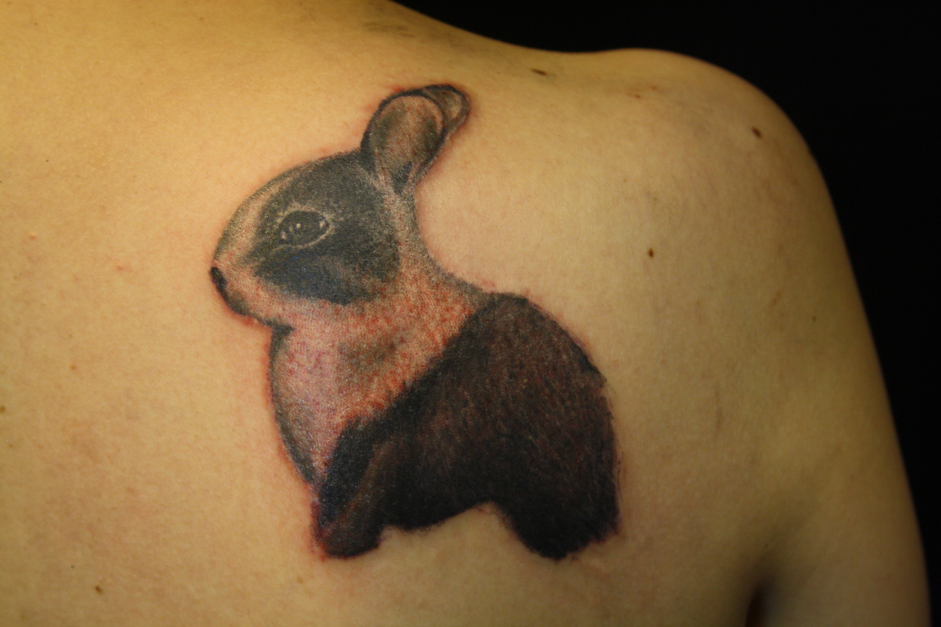 Simple Rabbit Tattoo
